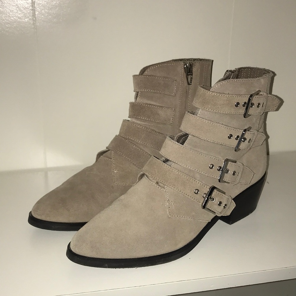 Dolce vita suede ankle booties